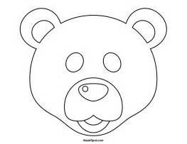 Printable Polar Bear Mask