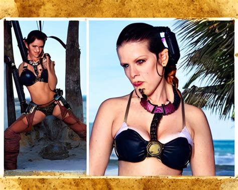 Krea Ai A Modular Steampunk Bikini Mechanism Princess Lei