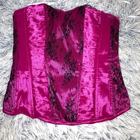 Tops Hot Pink Corset Poshmark