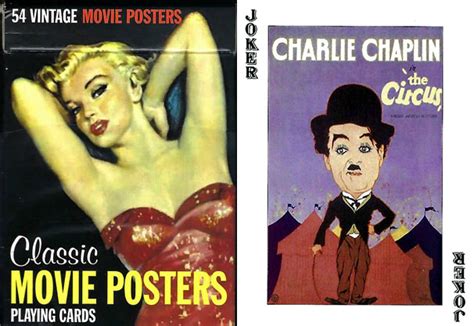 Classic Movie Posters The World Of Playing Cards