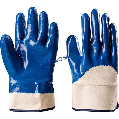 NJ005 Nitrile 3 4 Dipped Non Slip Work Gloves JoySunSafety