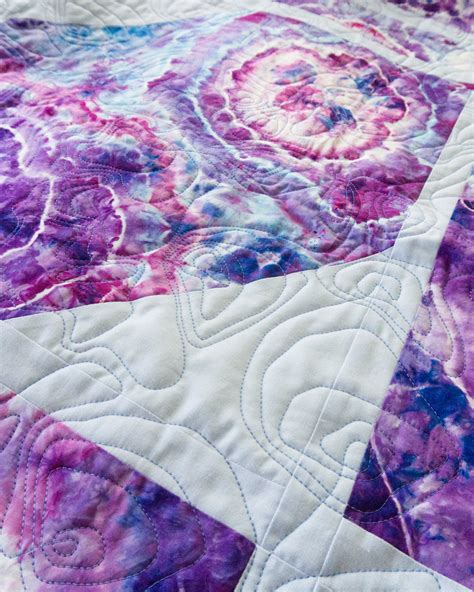 Geode Dye Quilt Pdf Pattern Collection Mythic Seam