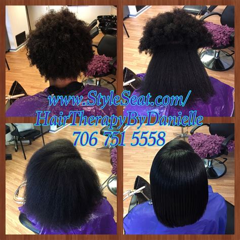 Natural hair press out / silk press before and after | Silk press ...