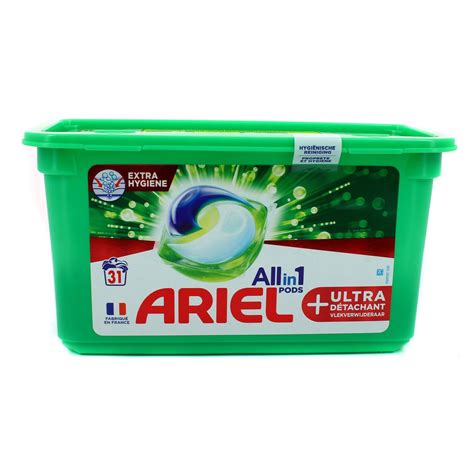 Ariel Lessive Capsules Codoses Ultra D Tachant Lavages Capsules