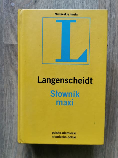 Langenscheidt Słownik Max Polsko Niemiecki Polski Bolesławiec Kup