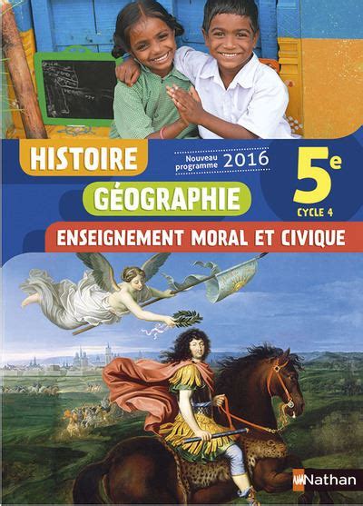 Histoire G Ographie Enseignement Moral Et Civique Manuel