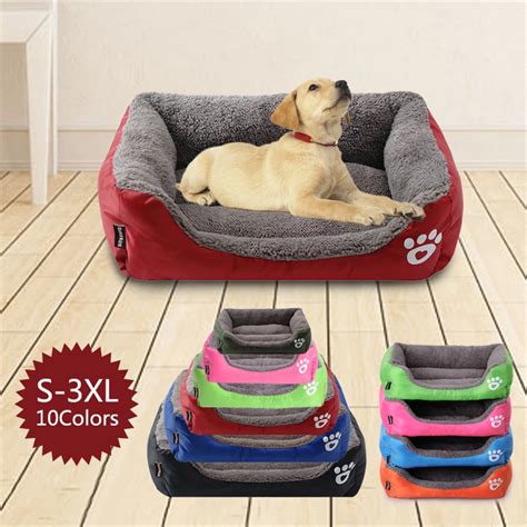 Pet кровать диван для собаки дно Теплый кот Кровать дом мягкий флис ...
