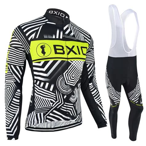 Long Sleeve Cycling Jersey Sets Mountain Bike Cycling Clothing Winter