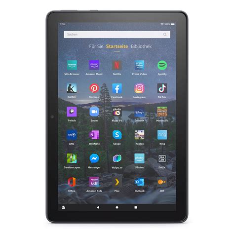 Amazon Fire Hd 10 Plus 25 6cm Tablet Pc Full Hd Display 64gb Mit Werbung Qvc De