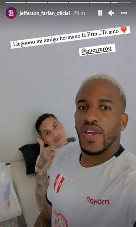 Selección Peruana Paolo Guerrero Y Jefferson Farfán Se Reencuentran En