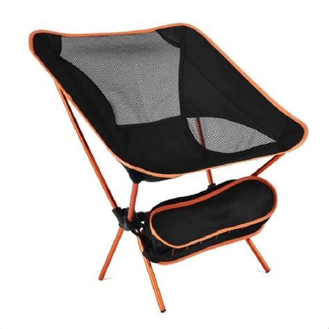 Chaise De Camping Portable Avec Hauteur Réglable Chaises Pliantes