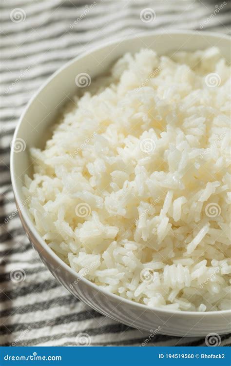 Homemade Cooked Steamed White Rice Stock Photo Image Of Dinner