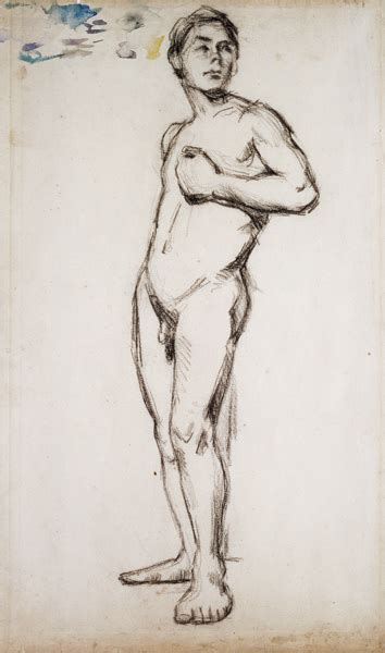 Male Nude Paul Cézanne als Kunstdruck oder Gemälde