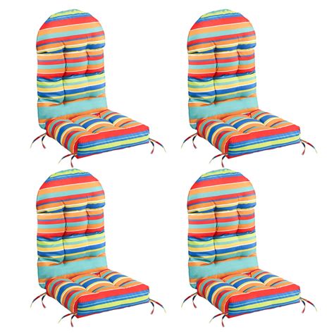 FUNBERRY Patio Chair Cushions Set of 4,Adirondack Chair Cushion ...