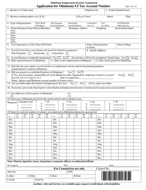 Oes Fillable Form Printable Forms Free Online