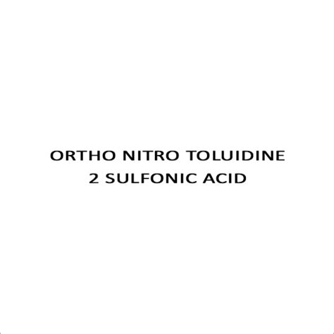 Ortho Nitro Toluidine 2 Sulfonic Acid At Best Price In Mumbai Gokul Eximp