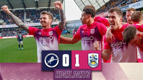 Highlights Millwall Vs Huddersfield Town Youtube