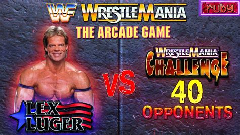 Wwf Wrestlemania The Arcade Game Royal Rumble Edition Lex Luger Vs