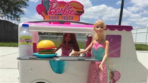 Barbie Food Truck Presentation And Play 🍔 Youtube