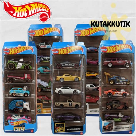 Hot Wheels Hadiah Set Gift Set 5 Cars Pack Original Mattel Made In Indonesia Bisa Pilih Lazada