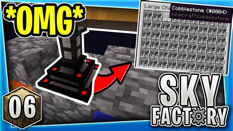 Upgrade Cobblegen Auto Cobble Penuh😱 Minecraft Skyfactory Survival