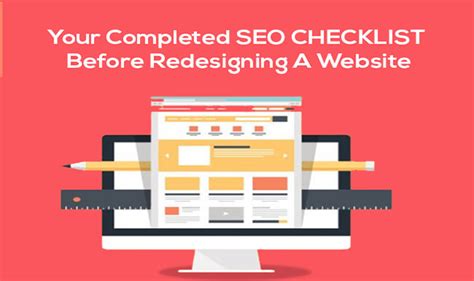 Technical SEO Checklist Before Redesigning A Website Infographic