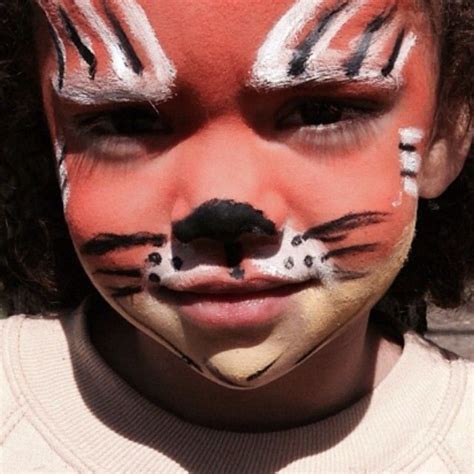 Lion Cub On The Prowl Carnival Face Paint Face Makeup Halloween Face