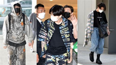 Unveiling BTS Jungkook’s Most Inspiring airport Outfits: A journey ...