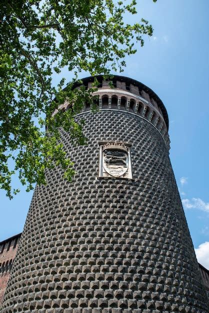 El Castillo Sforza Castello Sforzesco En Mil N Italia Foto Premium