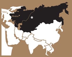 map depicting tobolsk