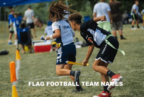 Top 250+ Flag Football Team Names (2024) | Slangsandnames