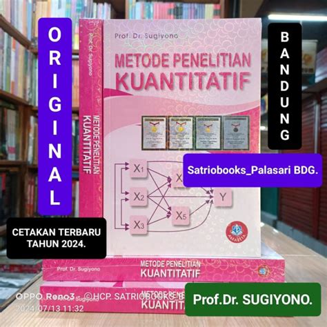 Jual METODE PENELITIAN KUANTITATIF PROF DR SUGIYONO ORIGINAL