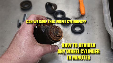 How To Rebuild A Drum Brake Wheel Cylinder Youtube