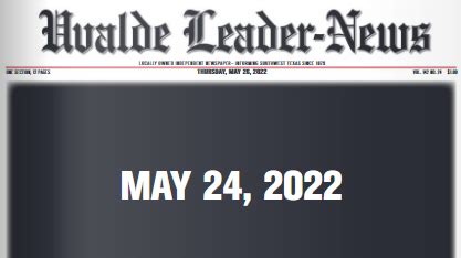 The front pages of Uvalde's local paper capture darkness and the lives ...