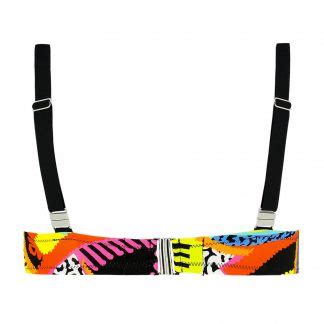 La Maasai Colore Ethnographic BIKINI REGGISENO BALCONCINO CON FERRETTO