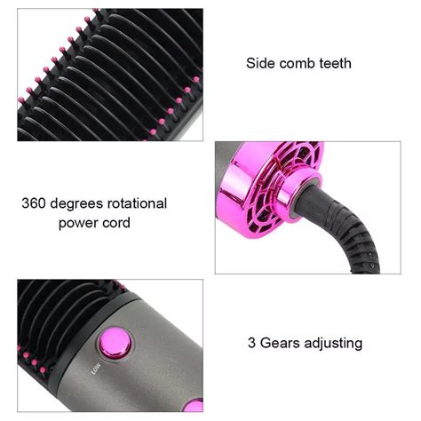 New Hot Air Hair Dryer Brush In Hair Blow Dryer Straightener Volumizer Negative Ion Styler