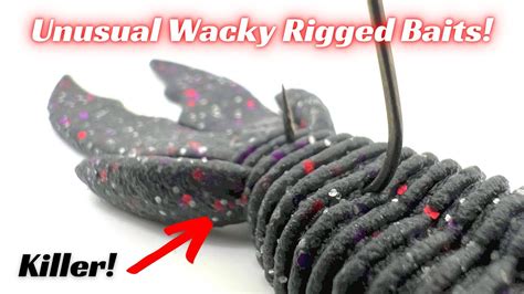 Unusual Wacky Rigged Baits You Need To Try Youtube