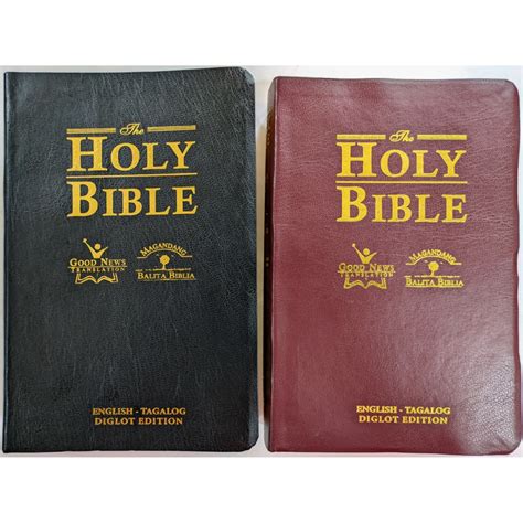 The Holy Bible English Tagalog Diglot Edition Magandang Balita Good