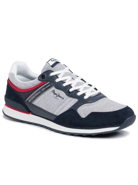 Pepe Jeans Sneakersy Cross 4 PMS30606 Granatowy Modivo Pl