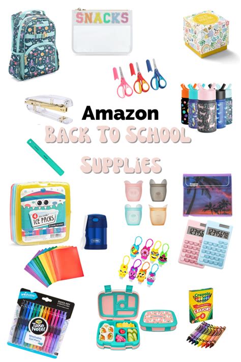 Amazon Back To School Supplies • Balancing Pieces