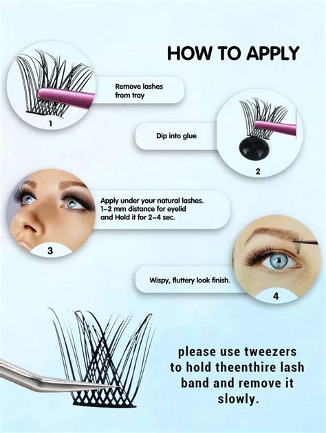 Cross Border Trade Eyelash Extension Set D Curl Cluster Hot