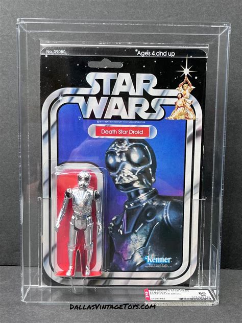 1979 Kenner Star Wars 21 Back A Death Star Droid Afa 80 10160536