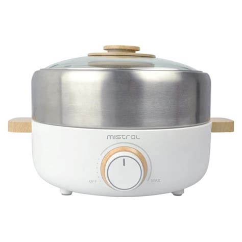 Mistral Multi Functional Electric Hot Pot With Grill MHP White TV Home Appliances Kitchen