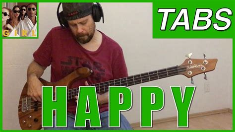 Happy Bass Tabs Cover Pharrell Williams Playalong Youtube