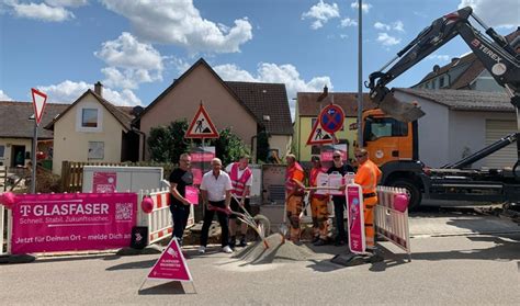 Telekom Startet Glasfaser Ausbau In Geslau Presseportal