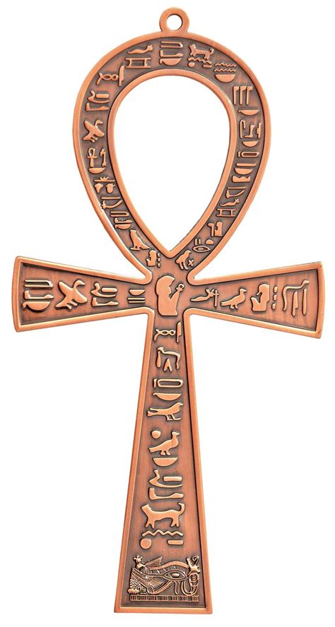 An Egyptian Cross Is Shown On A White Background With The Wording In