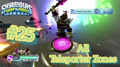 All Teleport Zones 25 Skylanders Swap Force Nightmare Mode 100