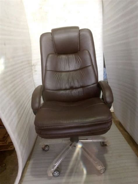 High Back Leather Office Boss Chair Fixed Arm At Rs 6200 In Guwahati