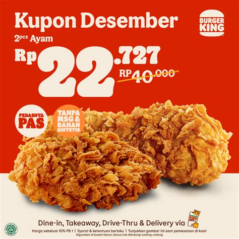 Kupon Burger King Khusus Untuk Bulan Desember Sopasti