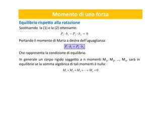 Momento Di Una Forza Prof Santi Caltabiano Ppt